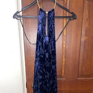 Royal blue formal long dress